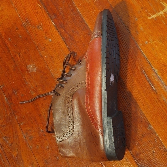 Predictions Cloris Tri-tone Leather Ankle Boots Sz 10 - Picture 9 of 15